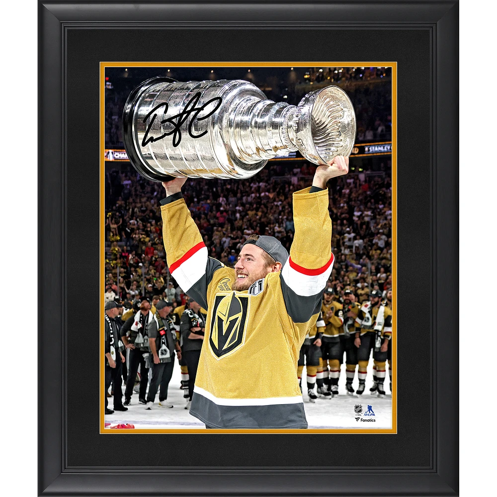 Ivan Barbashev Vegas Golden Knights Autographed Deluxe Framed 2023 Stanley Cup Champions 16" x 20" Raising Cup Photograph