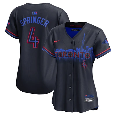 Women's Nike George Springer Navy Toronto Blue Jays 2024 City Connect Limited Player Jersey