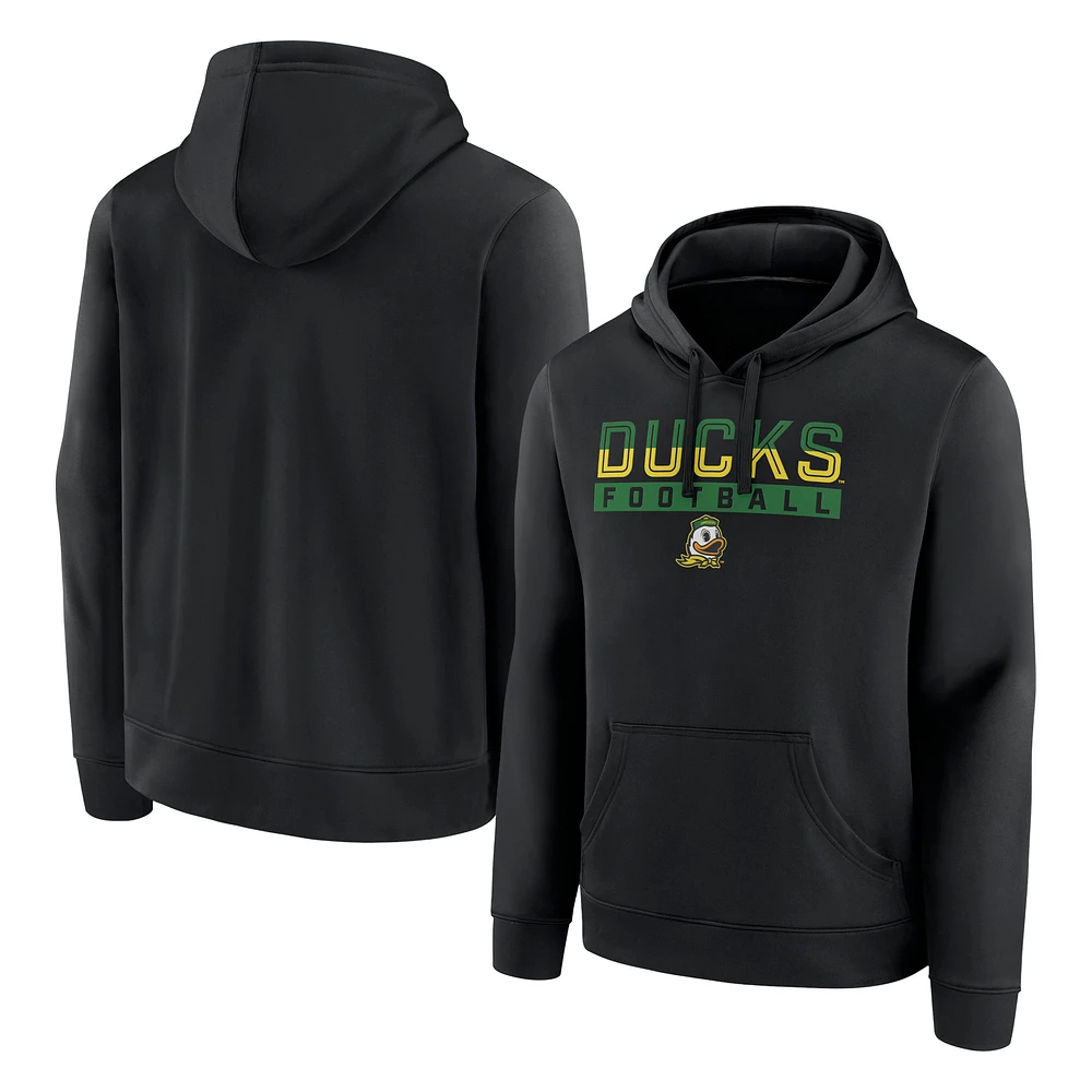 Men's Black Oregon Ducks Pullover Hoodie