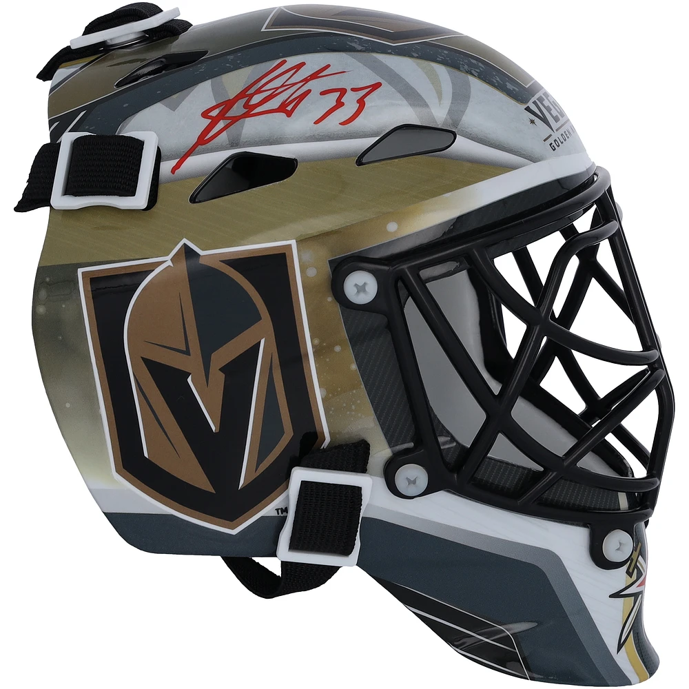Adin Hill Vegas Golden Knights Autographed Mini Goalie Mask