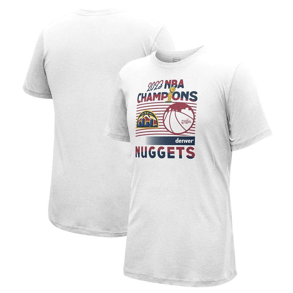 Unisex Stadium Essentials White Denver Nuggets 2023 NBA Finals Champions City Edition T-Shirt