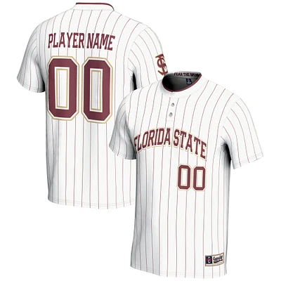 Unisex GameDay Greats White Florida State Seminoles NIL Pick-A-Player Lightweight Softball Jersey