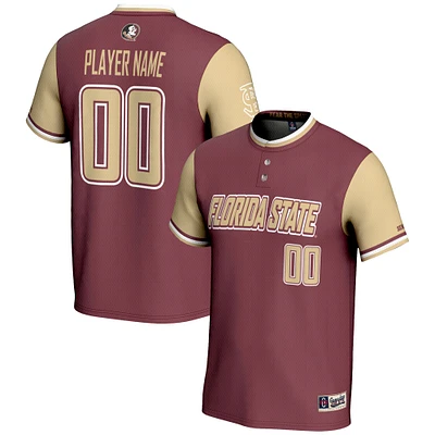 Unisex GameDay Greats Garnet Florida State Seminoles NIL Pick-A-Player Lightweight Softball Jersey