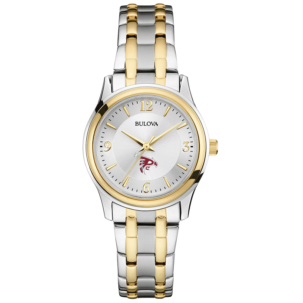 Women's Bulova Silver Pierce College Raiders Two-Tone Stainless Steel Watch