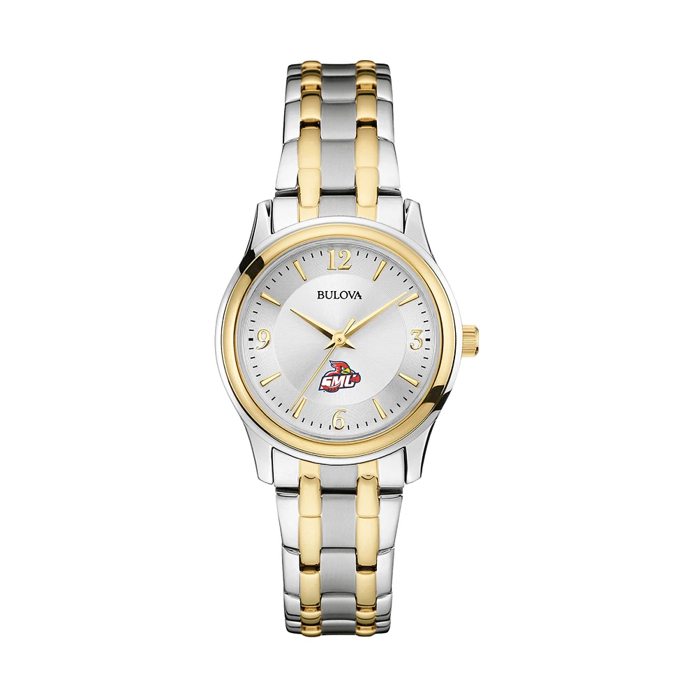Women's Bulova Silver St. Mary's Cardinals Two-Tone Stainless Steel Watch
