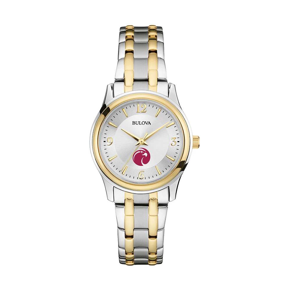 Women's Bulova Silver Seattle Pacific Falcons Two-Tone Stainless Steel Watch
