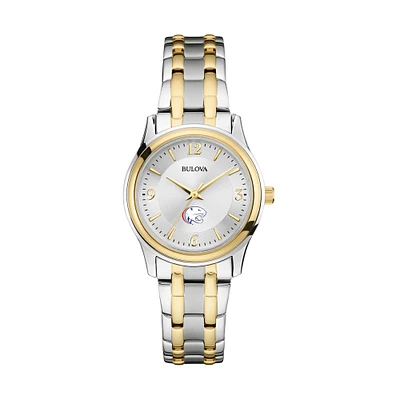 Women's Bulova Silver South Alabama Jaguars Two-Tone Stainless Steel Watch