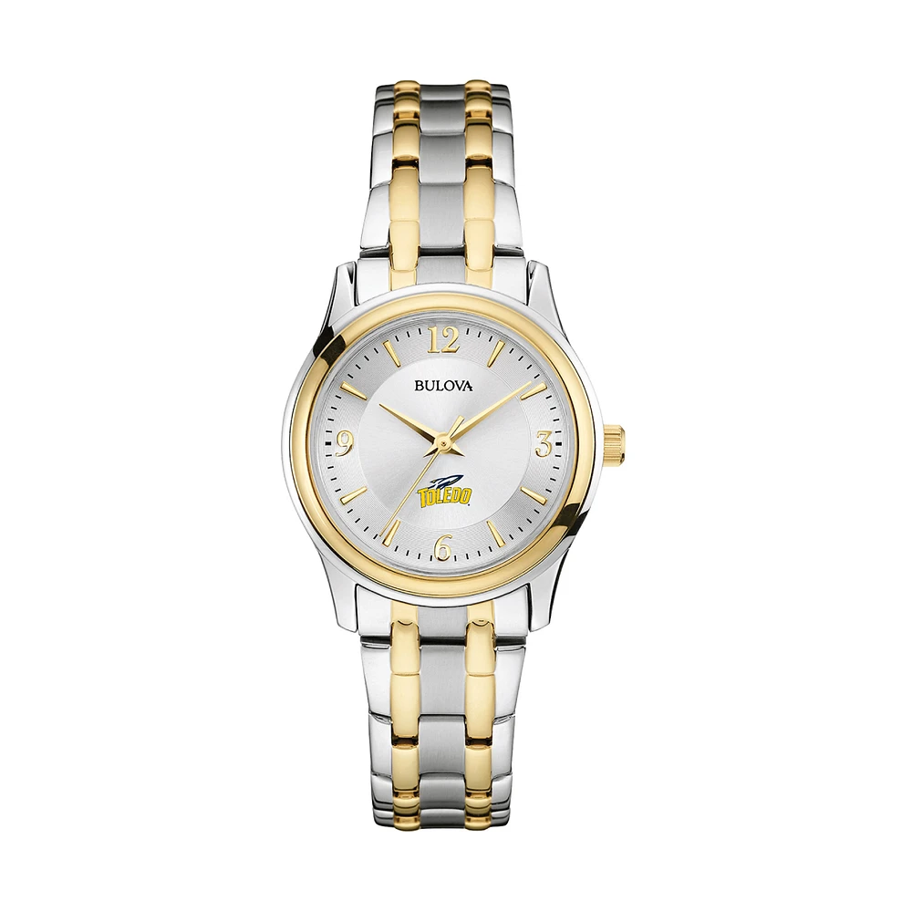 Women's Bulova Silver Toledo Rockets Two-Tone Stainless Steel Watch