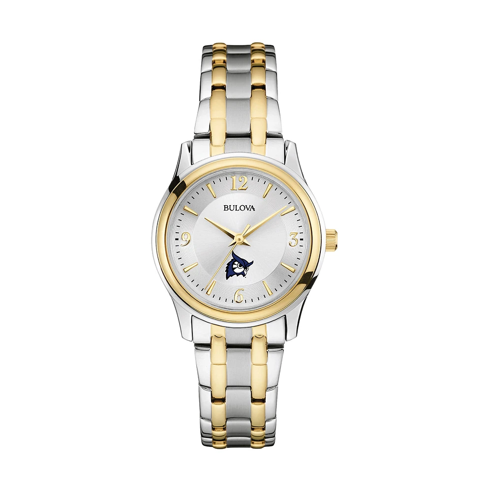 Women's Bulova Silver Westfield State Owls Two-Tone Stainless Steel Watch