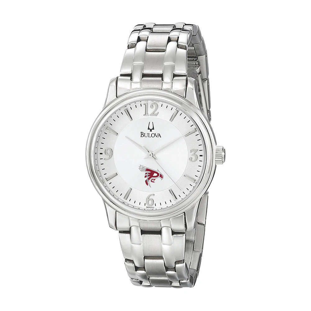 Men's Bulova Silver Pierce College Raiders Stainless Steel Quartz Watch
