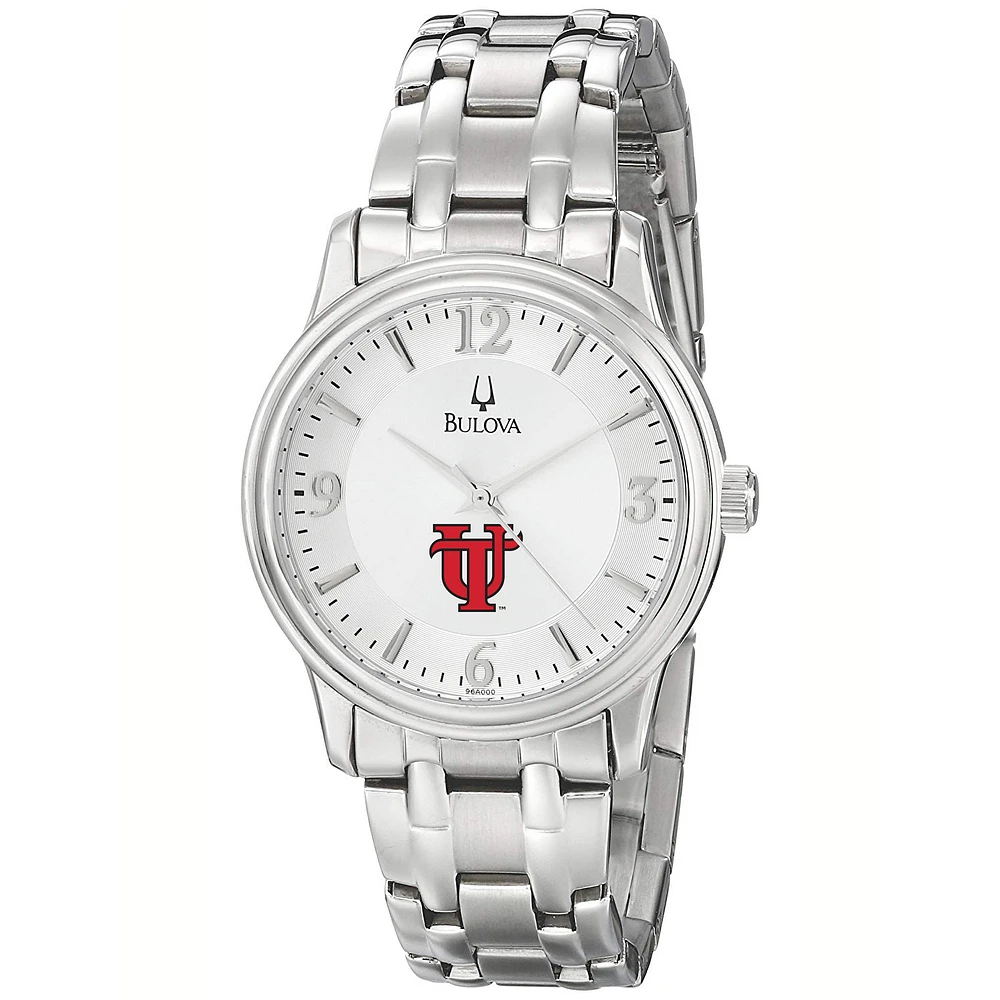 Men's Bulova Silver Tampa Spartans Stainless Steel Quartz Watch