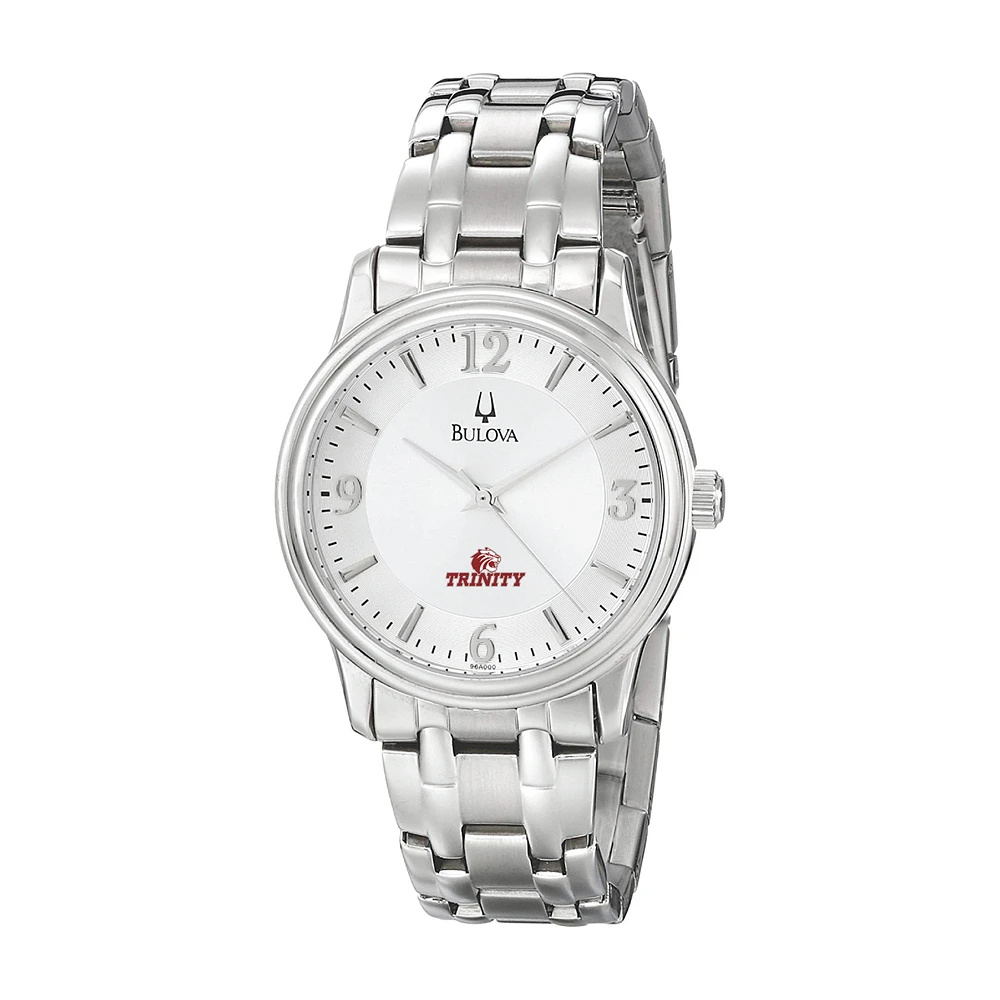 Men's Bulova Silver Trinity Tigers Stainless Steel Quartz Watch