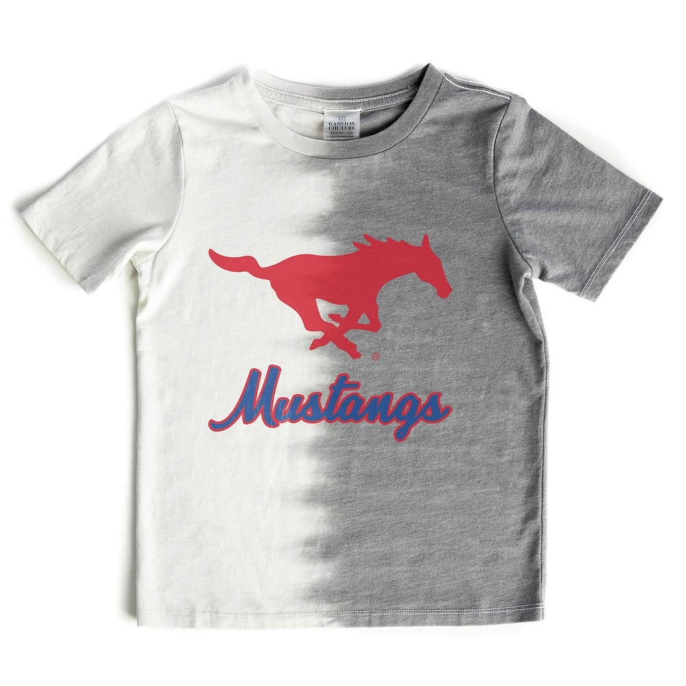 Girls Youth Gameday Couture Gray SMU Mustangs Pacesetter T-Shirt