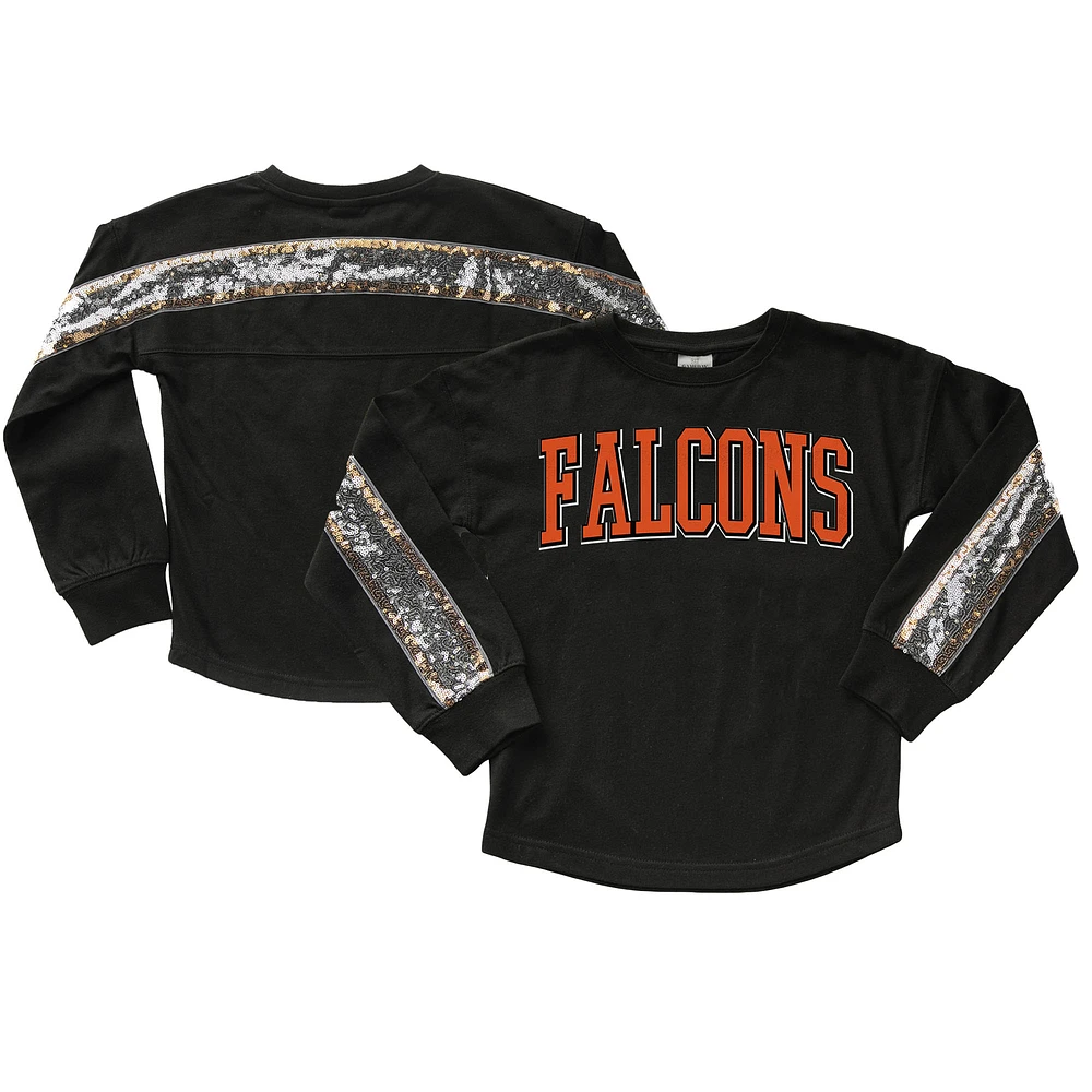 Girls Youth Gameday Couture Black Bowling Green St. Falcons Guess Who's Back Long Sleeve T-Shirt