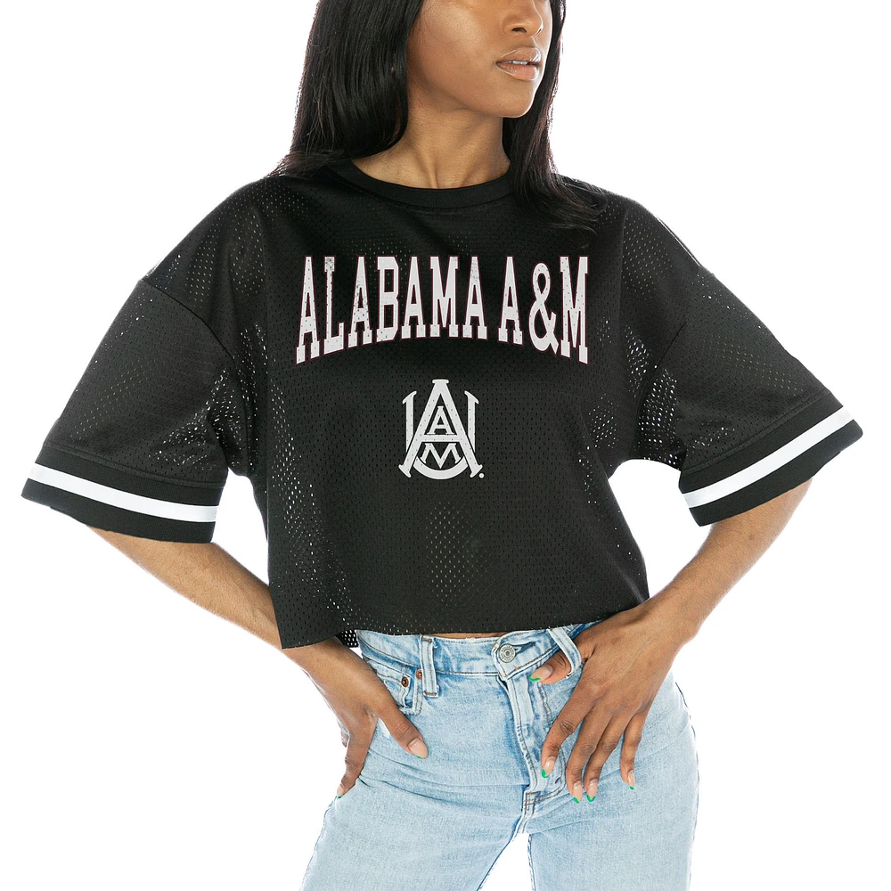 Women's Gameday Couture Black Alabama A&M Bulldogs Game Face Fashion Jersey