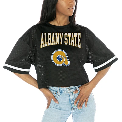 Women's Gameday Couture Black Albany State Golden Rams Game Face Fashion Jersey