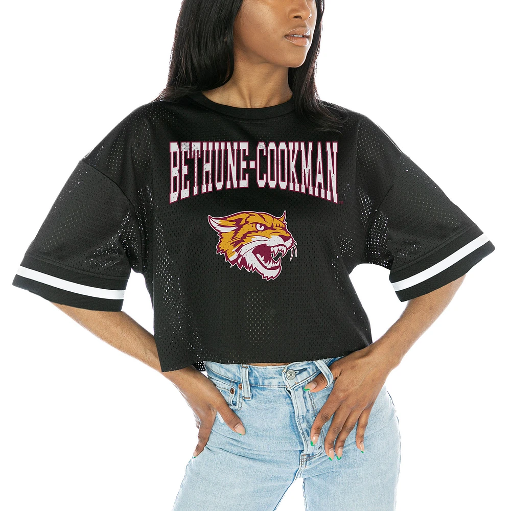Women's Gameday Couture Black Bethune-Cookman Wildcats Game Face Fashion Jersey