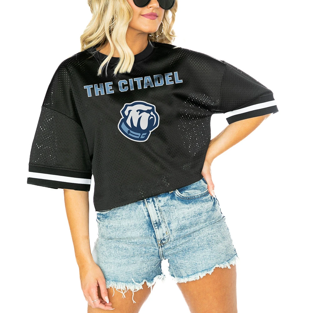 Women's Gameday Couture Black Citadel Bulldogs Game Face Fashion Jersey