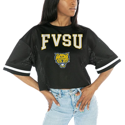 Women's Gameday Couture Black Fort Valley State Wildcats Game Face Fashion Jersey