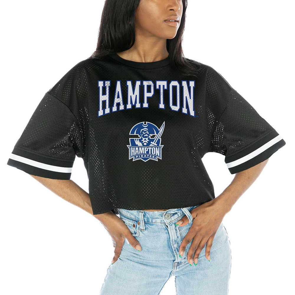 Women's Gameday Couture Black Hampton Pirates Game Face Fashion Jersey