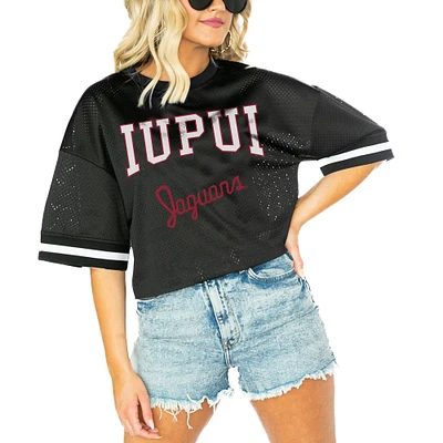 Women's Gameday Couture Black IUPUI Jaguars Game Face Fashion Jersey