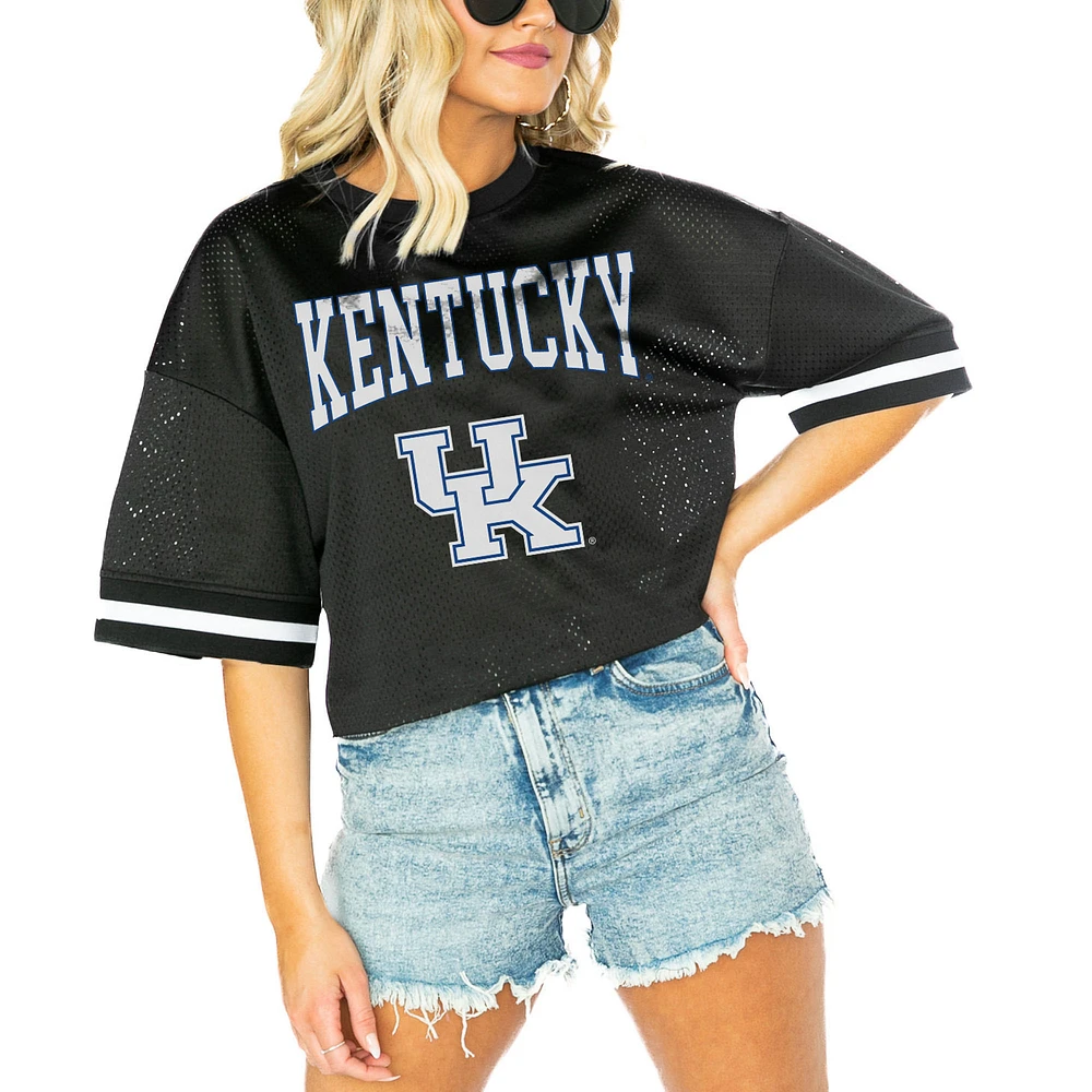 Women's Gameday Couture Black Kentucky Wildcats Game Face Fashion Jersey