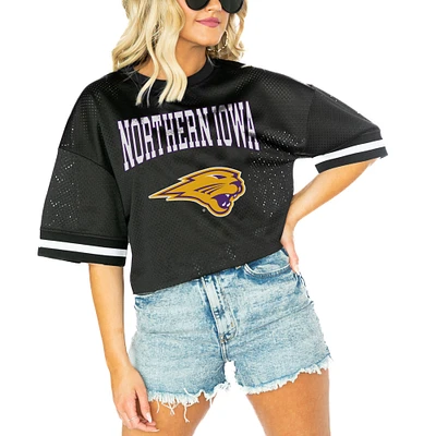 Women's Gameday Couture Black Northern Iowa Panthers Game Face Fashion Jersey