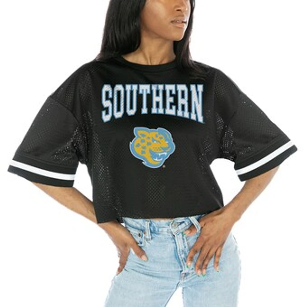 Women's Gameday Couture Black Southern University Jaguars Game Face Fashion Jersey