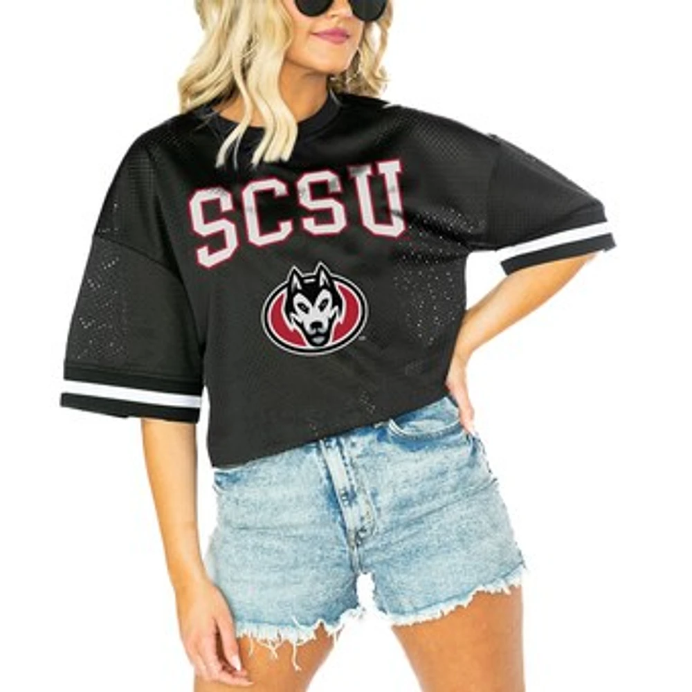 Women's Gameday Couture Black St. Cloud State Huskies Game Face Fashion Jersey