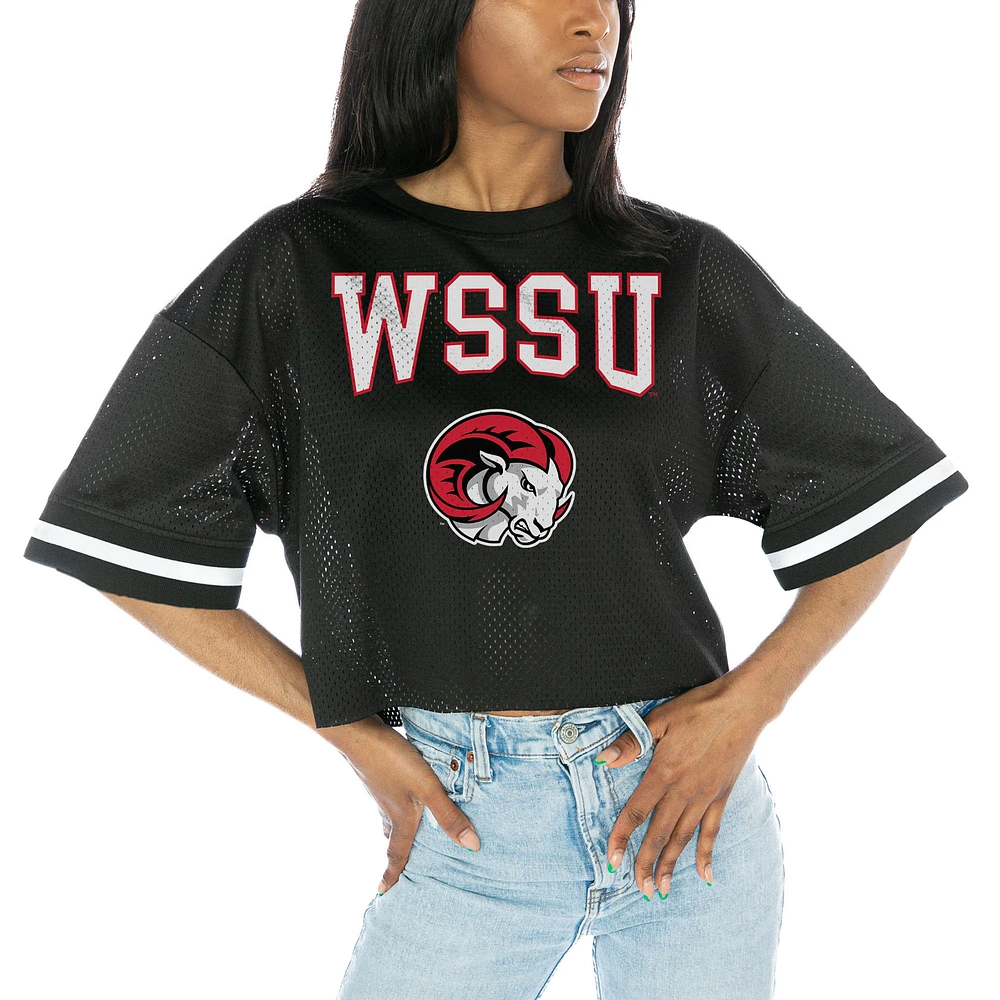 Women's Gameday Couture Black Winston-Salem State Rams Game Face Fashion Jersey