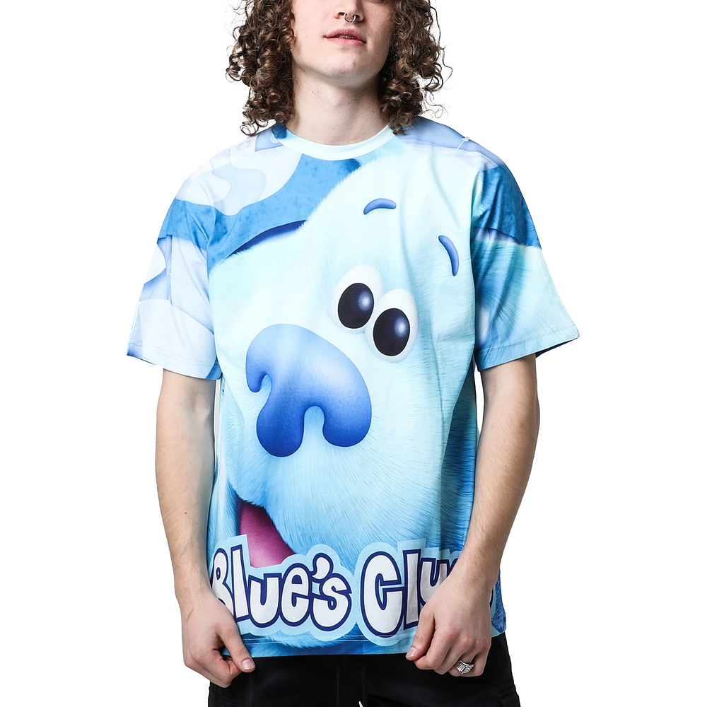 Unisex DUMBGOOD Blue Blue's Clues Big Print Graphic T-Shirt