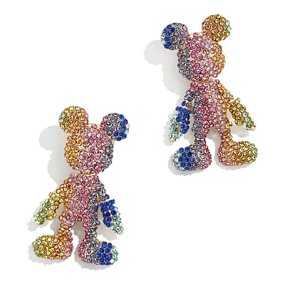 Women's BaubleBar Mickey Mouse Rainbow 3D Earrings