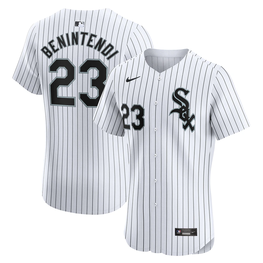Men's Nike Andrew Benintendi White Chicago White Sox Home Elite Player Jersey