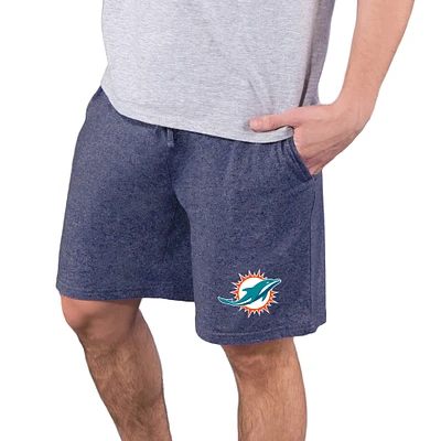 Men's Concepts Sport Navy Miami Dolphins Quest Knit Jam Shorts