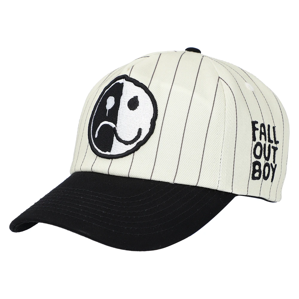 Unisex Natural Fall Out Boy So Much For Stardust Pinstripe Smiley Tour Hat