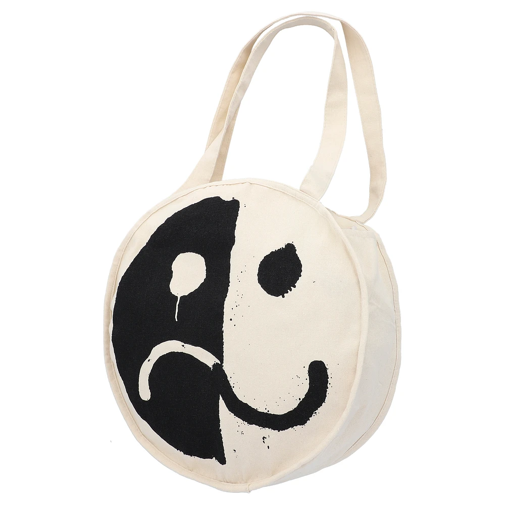 Unisex Natural Fall Out Boy So Much For Stardust Smiley Round Tour Tote Bag