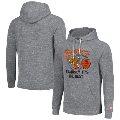 Unisex Homage Gray Cleveland Browns NFL x Guy Fieri’s Flavortown Tri-Blend Pullover Hoodie
