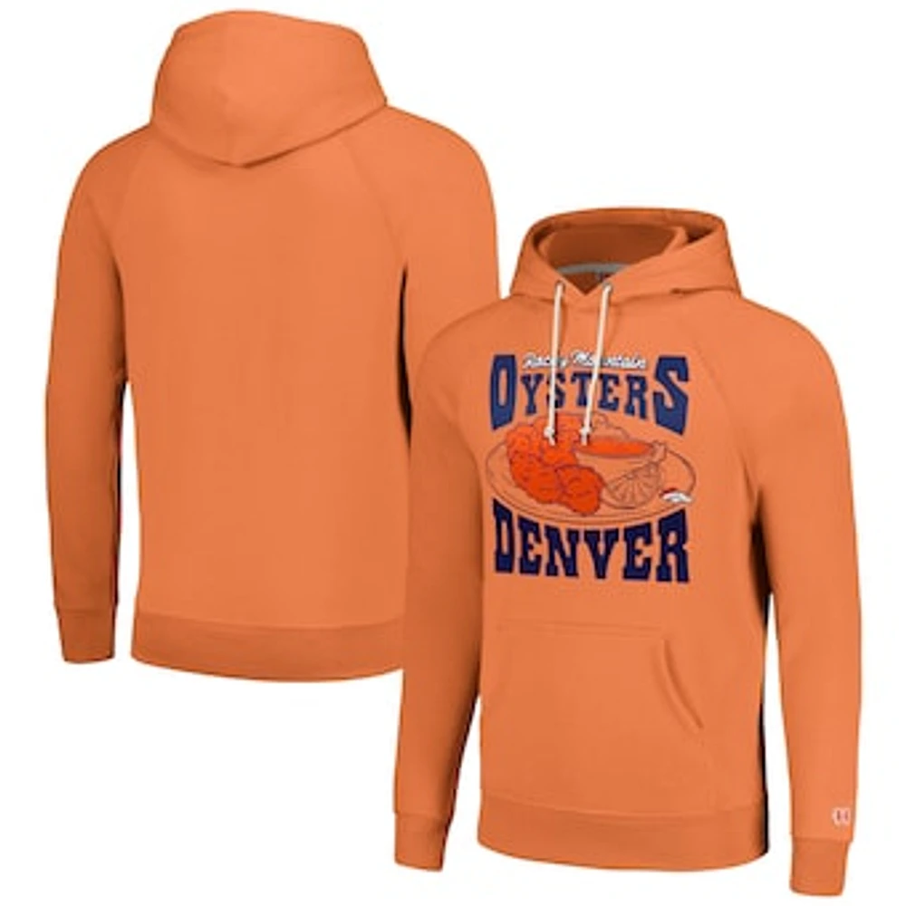 Unisex Homage Orange Denver Broncos NFL x Guy Fieri’s Flavortown Tri-Blend Pullover Hoodie