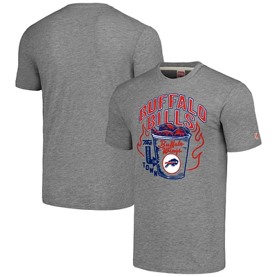 Unisex Homage Gray Buffalo Bills NFL x Guy Fieri’s Flavortown Tri-Blend T-Shirt