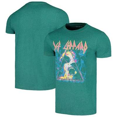 Unisex Green Def Leppard Hysteria Album Art T-Shirt