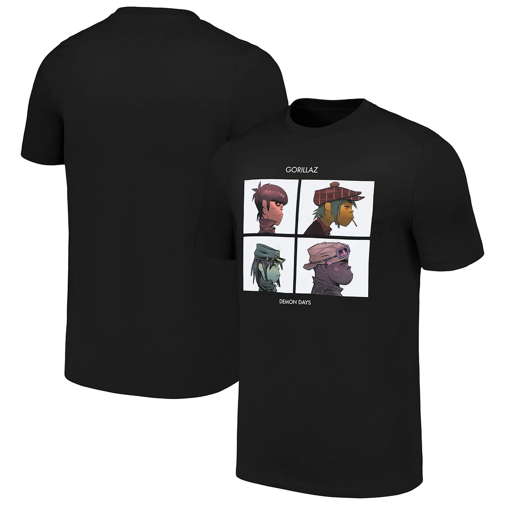 Unisex Black Gorillaz Demon Days T-Shirt