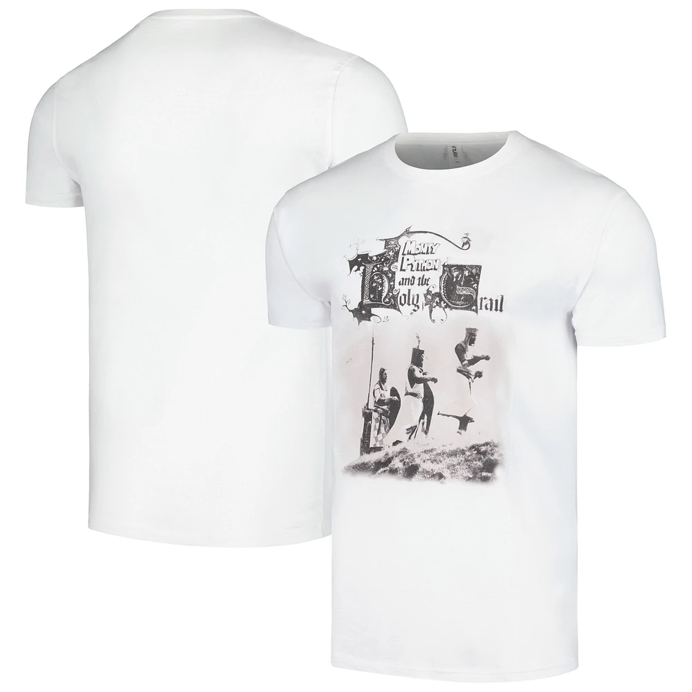 Unisex White Monty Python Knight Riders T-Shirt