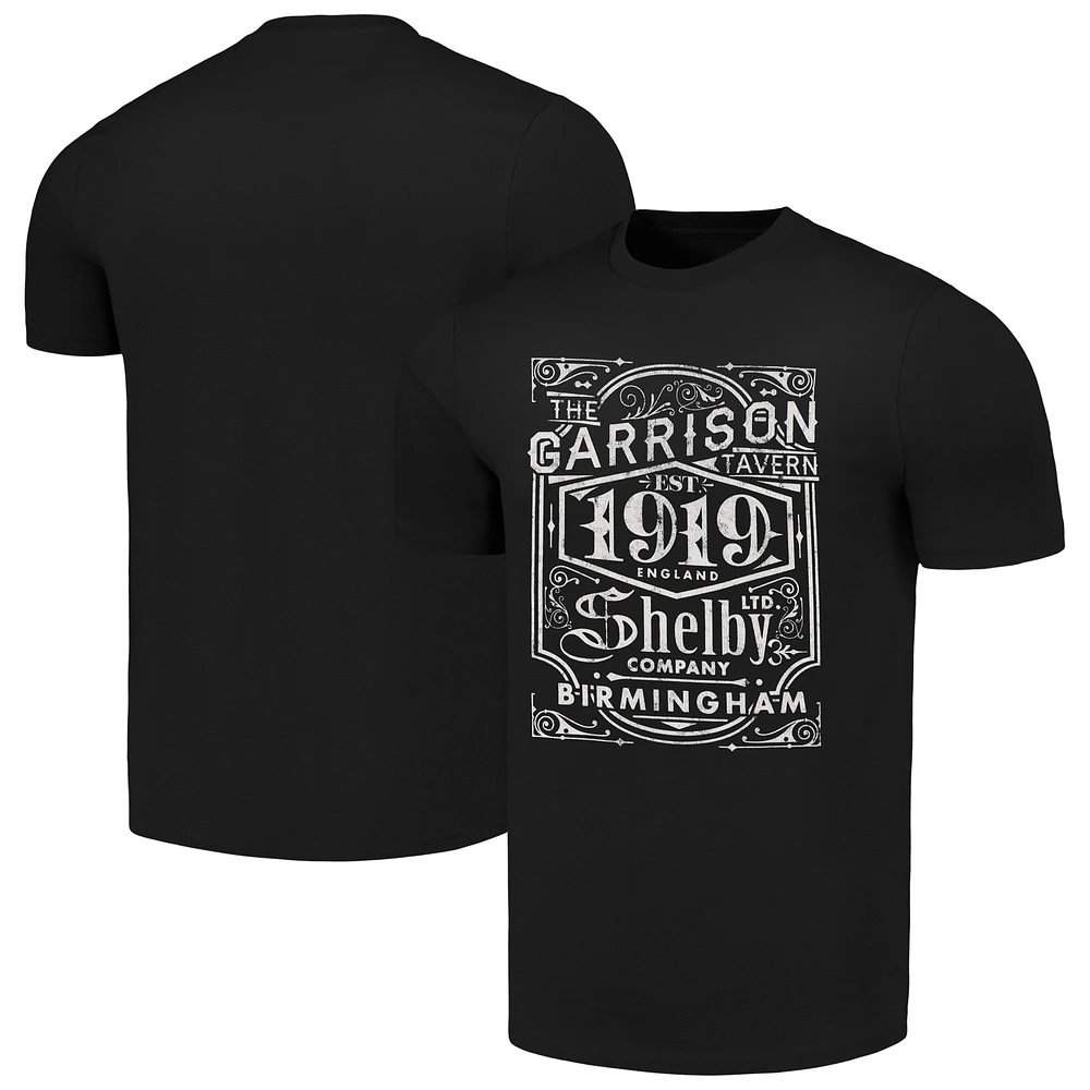 Unisex Black Peaky Blinders Garrison Pub T-Shirt