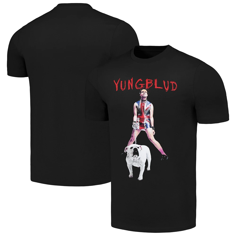 Unisex Black YUNGBLUD Strawberry Lipstick T-Shirt