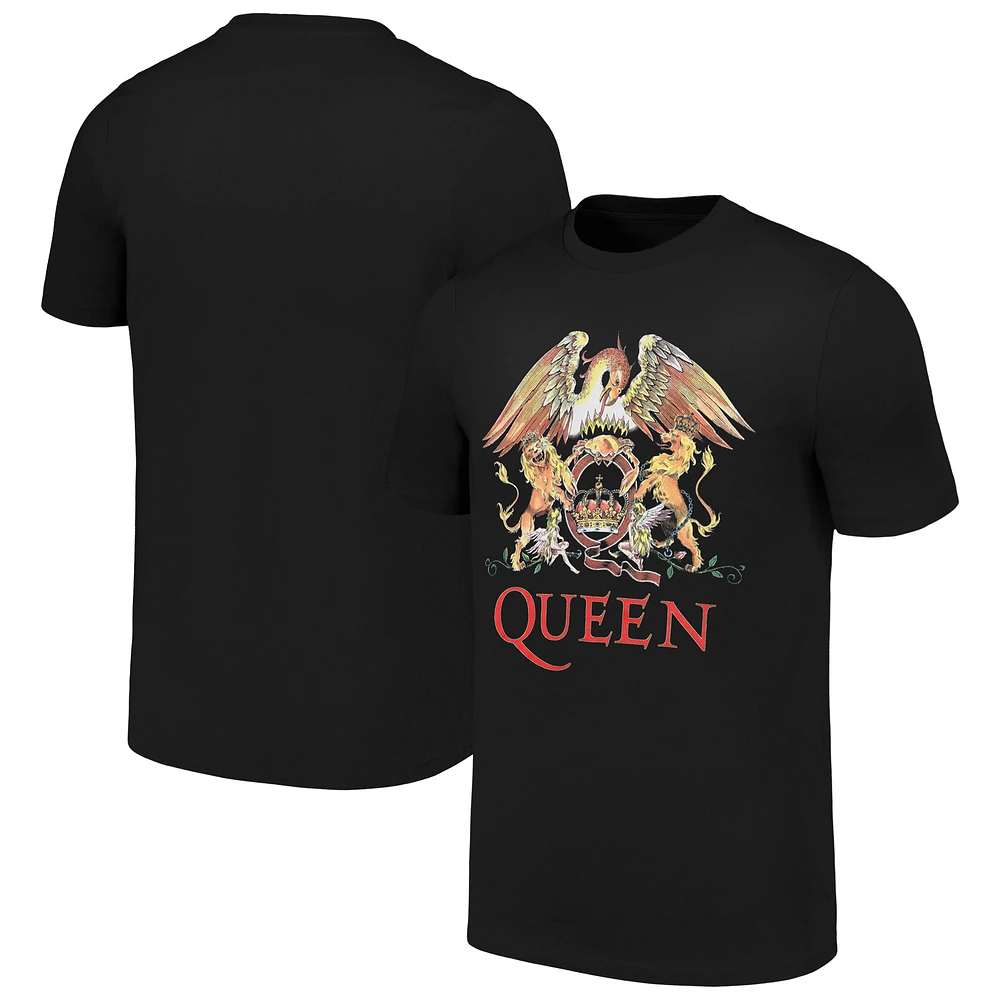 Unisex Black Queen Classic Crest T-Shirt