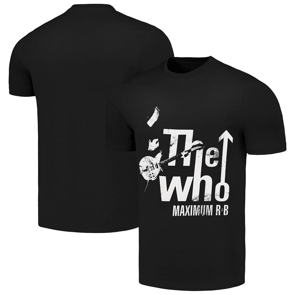 Unisex Black The Who Maximum R&B T-Shirt