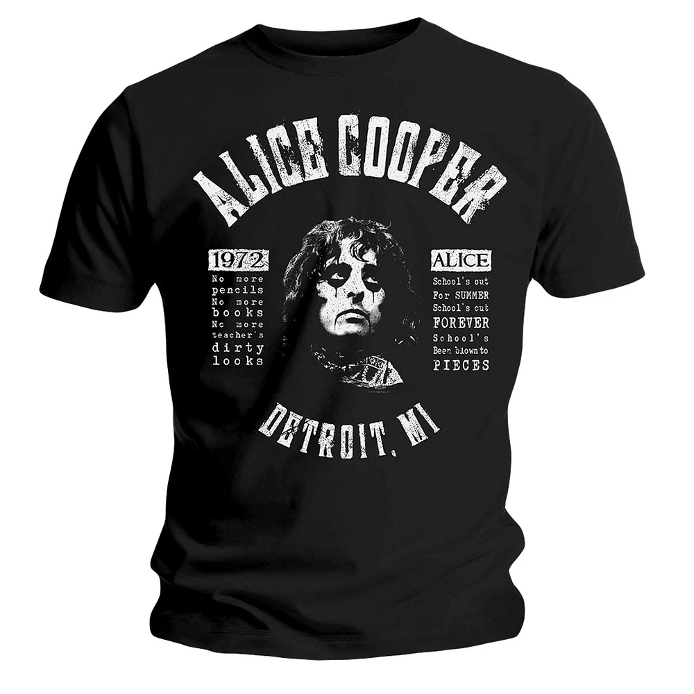 Unisex Black Alice Cooper School's Out T-Shirt