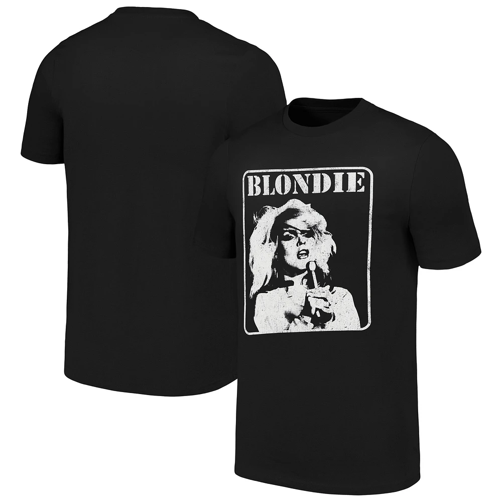 Unisex Black Blondie Presente Poster T-Shirt