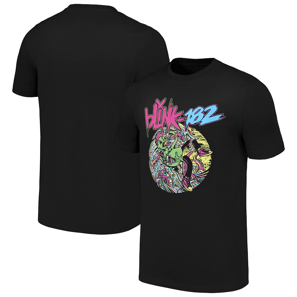 Unisex Black Blink-182 Overboard Event T-Shirt