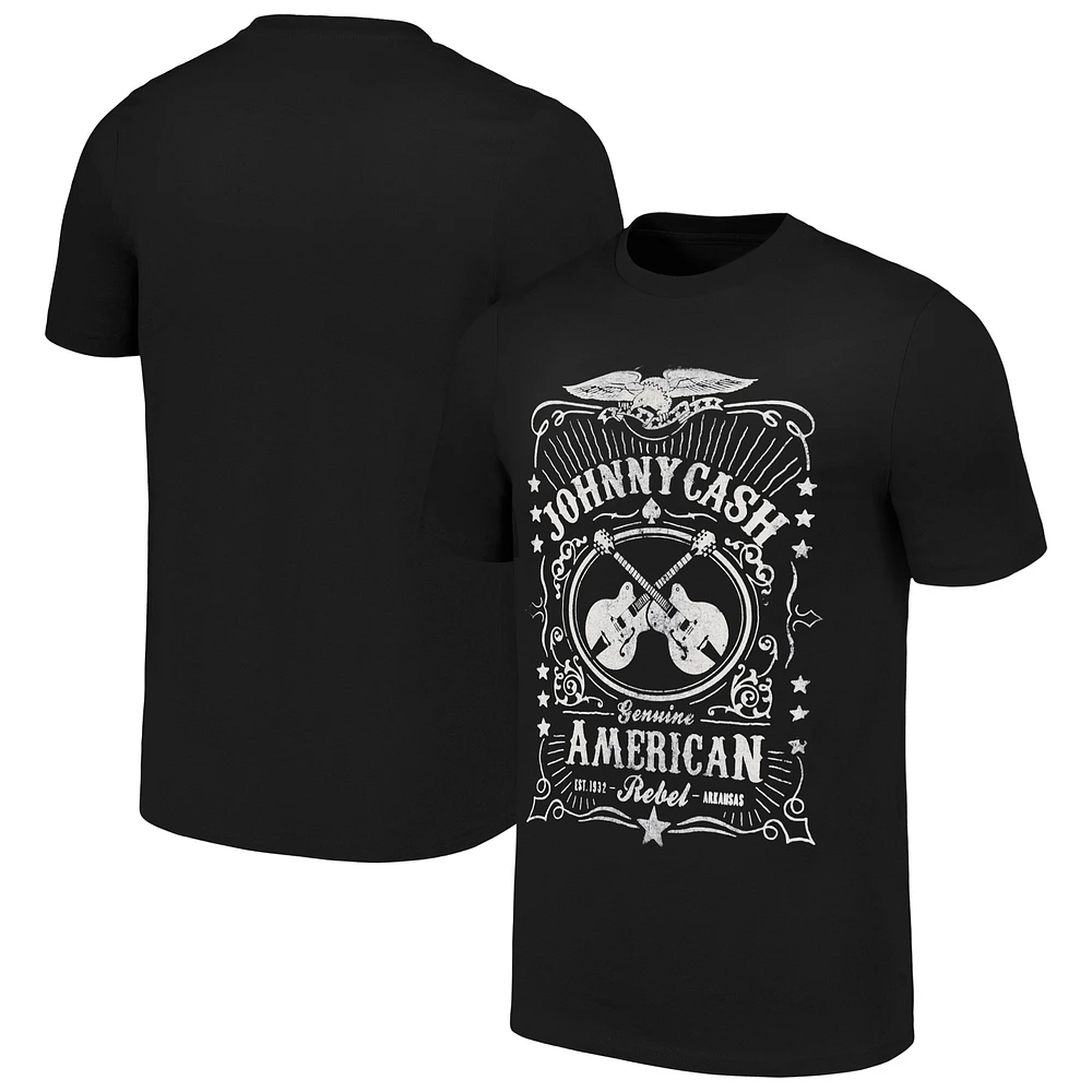 Unisex Black Johnny Cash American Rebel T-Shirt